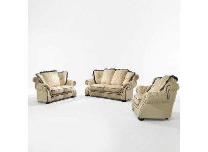 Classic leather sofa couch set sofas couches suites upholstery 3+2