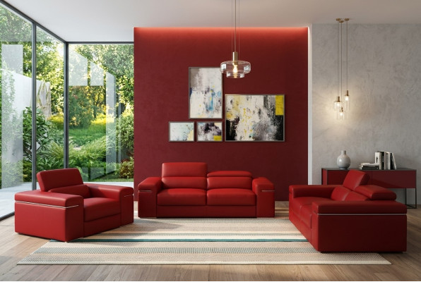 Modern sofa set multifunction couch leather upholstery seat couch set