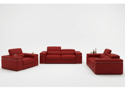 Modern sofa set multifunction couch leather upholstery seat couch set
