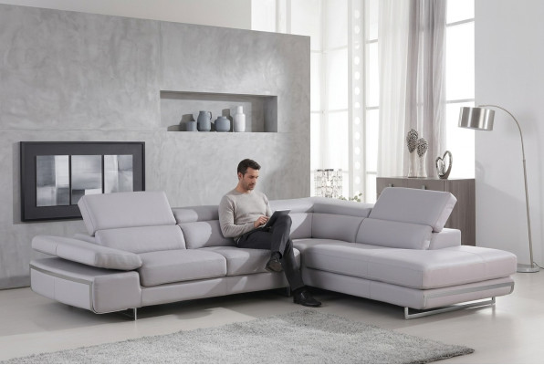 Sectional sofa multifunction couch media TV sofa leather sofa living area