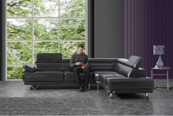 Multifunction Couch Corner Sofa Media TV Sofa Couch Leather Sofa 291 x 222cm L-Shape New