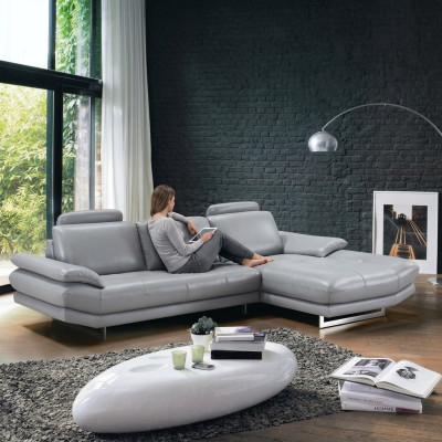 Leather sofa couch living landscape corner sofa corner suite design modern sofa 1508