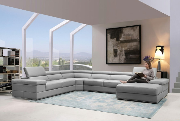 Leather sofa couch living landscape corner sofa corner suite design modern sofa 1530B