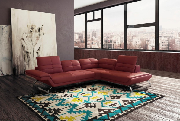 Multifunctional Couch Corner Sofa Media TV Sofa Couch Leather Sofa Living Landscape L-Shape