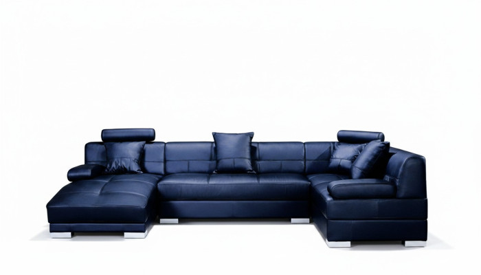 Leather sofa, couch, living area, corner sofa, corner suite, design, modern decor