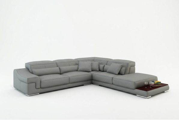Adjustable Leather Seat Cushion Corner Couch Sofa Set L-Shaped Seat Corner