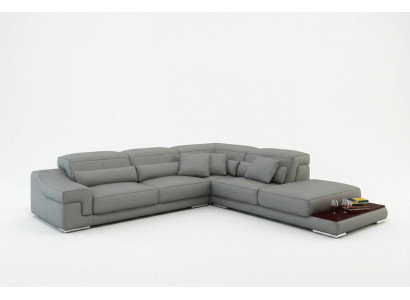 Adjustable Leather Seat Cushion Corner Couch Sofa Set L-Shaped Seat Corner