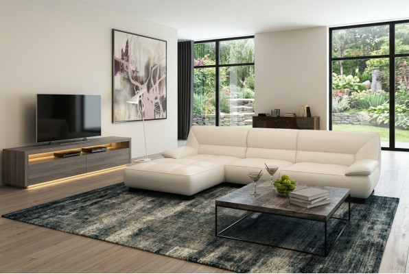 Leather sofa couch living landscape corner sofa corner suite design modern sofa