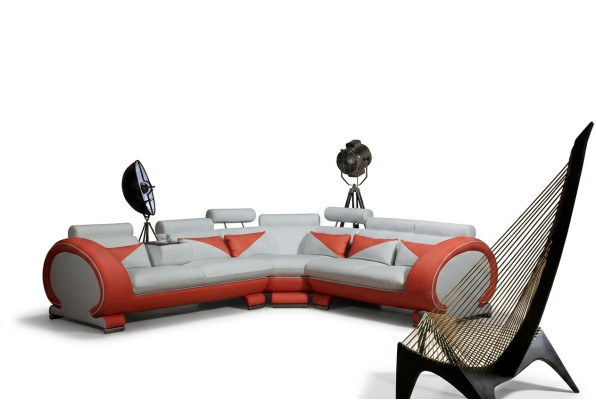 Modern corner sofa couch upholstery seating corner XXL big living landscape corner new