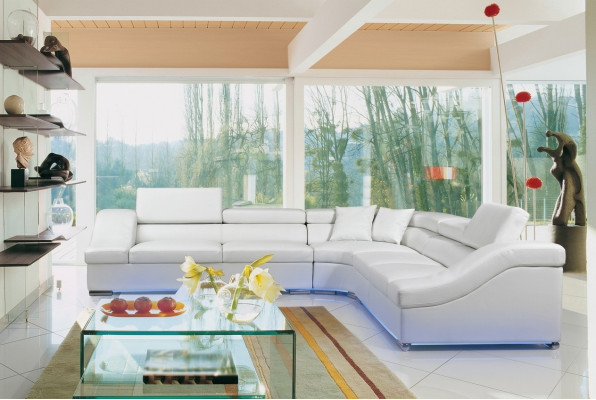 Leather sofa couch living landscape corner sofa corner set sofa design modern