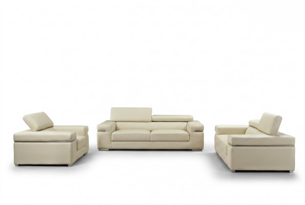 Sofa set Couch 80 20 Upholstery Leather Sofa Living Room Seat 3+2+1 Set