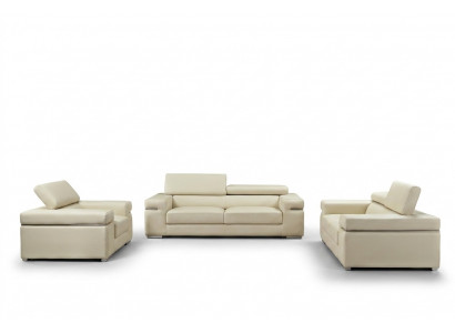 Sofa set Couch 80 20 Upholstery Leather Sofa Living Room Seat 3+2+1 Set