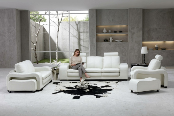 Leather sofa couch living room set 3+2+1 seater suite design modern sofa A1112