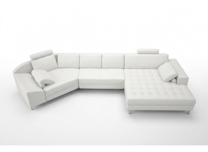 Leather sofa couch living room landscape corner sofa corner suite design modern sofa A1116