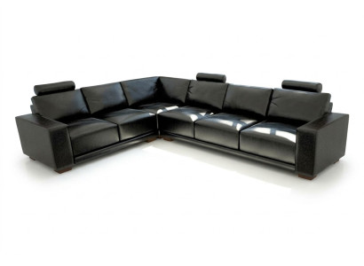 Leather sofa couch living landscape corner sofa corner set design modern sofa A1121B