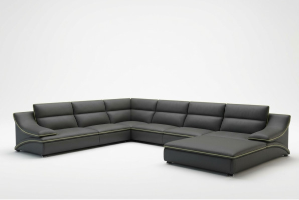 Leather sofa couch living landscape corner sofa corner suite design modern sofa