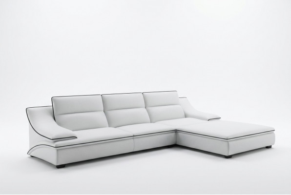 Leather Sofa Couch Living Landscape Corner Sofa Corner Set Design Modern Sofa A1160C