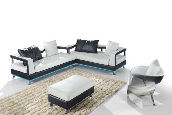 Leather sofa couch living landscape corner sofa corner set design modern sofa new