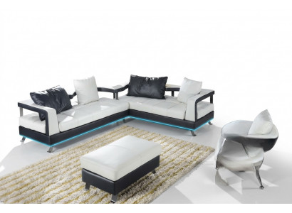 Leather sofa couch living landscape corner sofa corner set design modern sofa new
