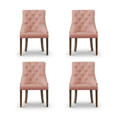 4x Chesterfield armchair lounge club upholstered chair chairs seating set recline
