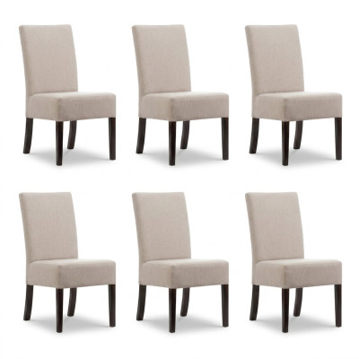 6x Chair Set Upholstered Seat Chairs Suite Waiting Room Office Practice Lounge Club