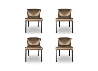 4x Chairs Chair Upholstered Design Backrest Suite Armchair Complete Modern Set New