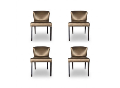 4x Chairs Chair Upholstered Design Backrest Suite Armchair Complete Modern Set New