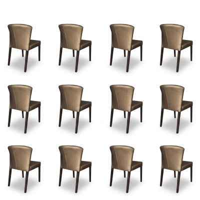 8x chairs chair cushion design backrest set armchair complete modern set new