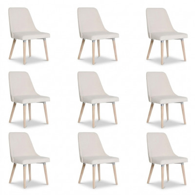 6x Design Upholstered Seat Chairs Chair Dining Suite Armchair Lounge Club Set