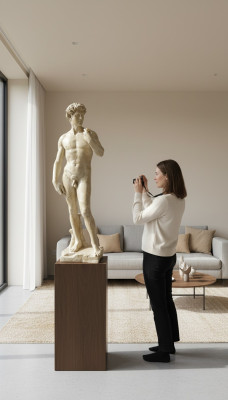 David Sculpture Sculptures Figures Antique Style Statue Statues Figure XXL 115cm New