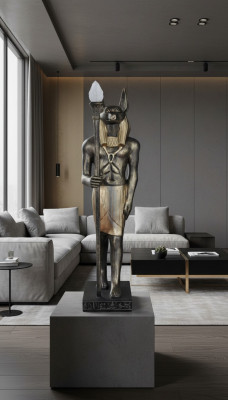 Design Egyptian Figure Statue Sculpture Figures Sculptures Decoration New P2875x1335
