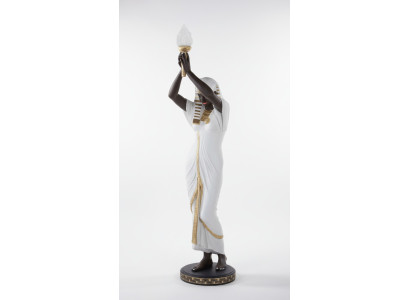 Floor lamp sculpture figure lamps light Egypt statue figures sculptures decor