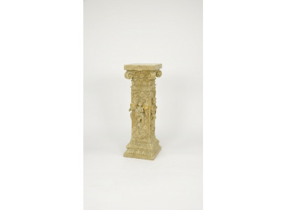 Design column cupids sculptures figures decoration stand flower pedestal