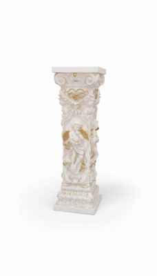 Design column with Amorette 100 cm figures column base flower stand statue new