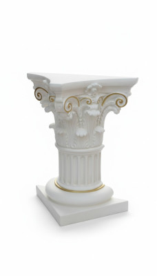 Medusa Column Roman Columns Marble Sculpture Figure Decor Decoration Stand 1020