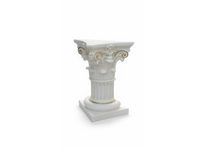 Medusa Column Roman Columns Marble Sculpture Figure Decor Decoration Stand 1020