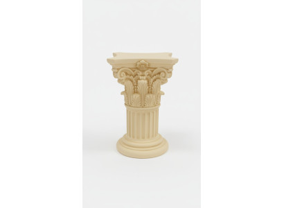 Medusa Column Roman Columns Marble Sculpture Figure Deco Decoration Stand 1021