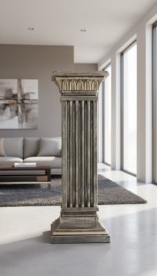 Medusa Column Roman Columns Marble Sculpture Figure Decoration Stand 1050