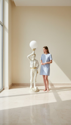 Design lamp floor lamp lamp lights luminaires stand XXL sculpture figure statue