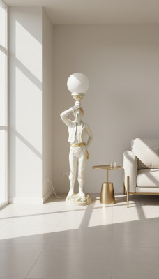 Design lamp floor lamp lamp lights luminaires stand XXL sculpture figure statue