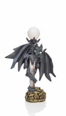 XXL Design Gothic Floor Lamp Dragon Lamp 143cm