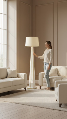 XXL Medusa Floor Lamp Light Fixture Standing Lamp Lighting Statue Design 187 cm