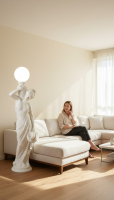 XXL Design Light Lamp 143 cm Classic Lighting P6922x143