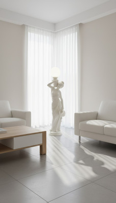 XXL Design Light Lamp 143 cm Classic Lighting P6922x143