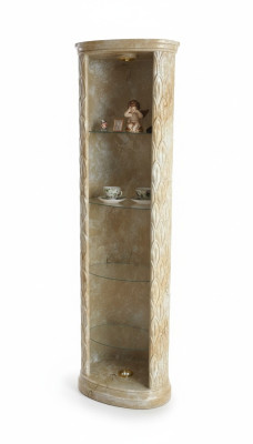 XXL Medusa Antique Style Display Cabinet Bar Floor Vase Cabinet Display Column 181cm New
