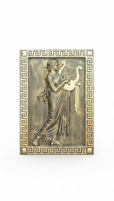 Music Wall Relief Antique Style Relief Wall Painting Antique Handcrafted God Image New
