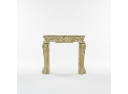 Fireplace cladding surround marble style decoration baroque classical fireplaces stove