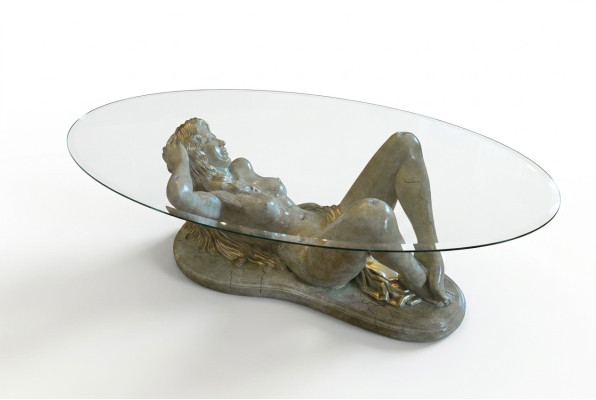 Erotic Glass Table Sculpture Figure Coffee Table Table Sofa Order Tables Statue