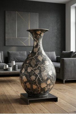 Design flower pot decoration XXL vase vases handmade decoration chalice trophy 0856