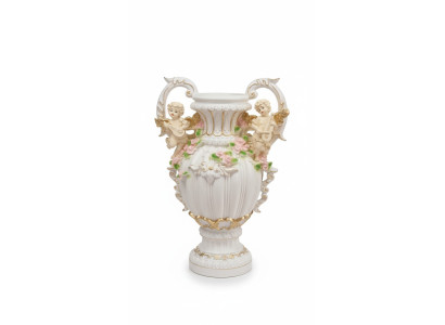Design flower pot decoration XXL vase vases handcrafted decor goblet trophy 70cm